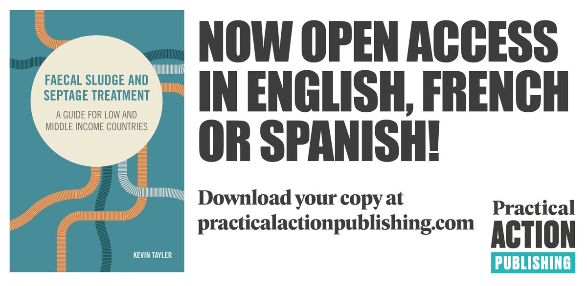 PA_PublishingUK's tweet image. Guidance that will help stop public health & environmental crises before they begin and allow so many people to live with the dignity & convenience they need.
THE go-to manual for engineers is #OpenAccess in English, French & now Spanish!
practicalactionpublishing.com/book-subject/3…
#WorldWaterDay