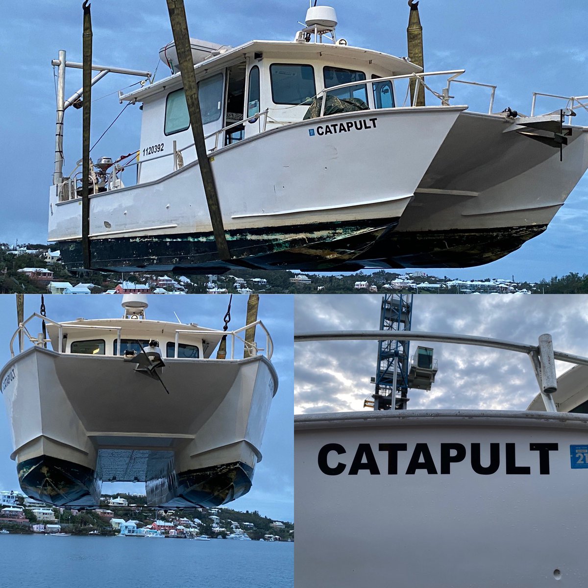 Time to head back to the #USA.  Catapult &amp; #Mesobot are on the wharf waiting to be loaded onto #MVOleander. Thank you #Bermuda!   Hope to return!  

With <a href="/WHOI/">Woods Hole Oceanographic Institution (WHOI)</a> &amp; <a href="/MarineImaging/">MITech</a>