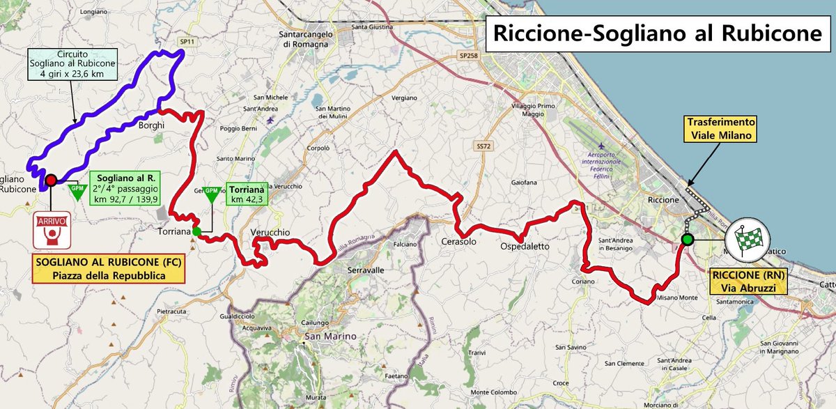 PLRubicone's tweet photo. #viabiliru #sogliano #borghi #savignano #roncofreddo #poggiotorriana #santarcangelo POMERIGGIO #24marzo #CoppieBartali il percorso. Chiusa #SP13 da Masrola a Stradone dalle 12 alle 13. Chiuse #SP11, #SP9 e #SP85 dalle 13 alle 16. rt https://t.co/7MIubDwysV