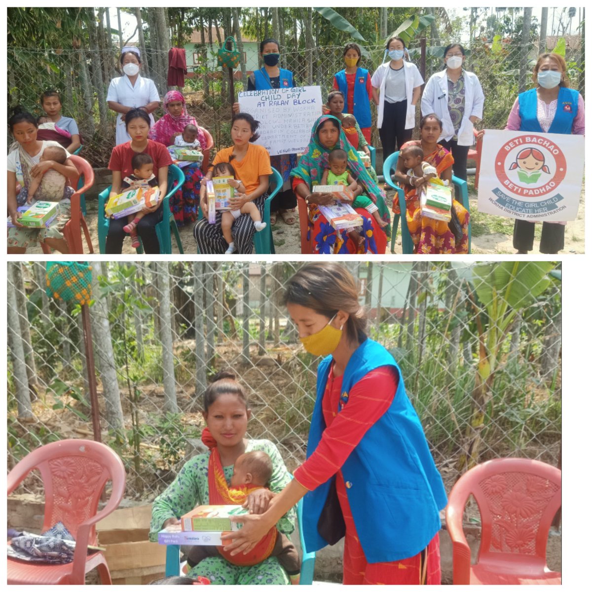 AsabenF's tweet photo. Girl child day observed org by District Administration mahila Shakti under Beti bachao Beti barhao in collaboration with H&amp;Fw
Education given on gender based discrimination ,girls education and enabling her participation in a society.#TongtongoHWC @pairson4
@USAID_NISHTHA https://t.co/uwvNw04JWi