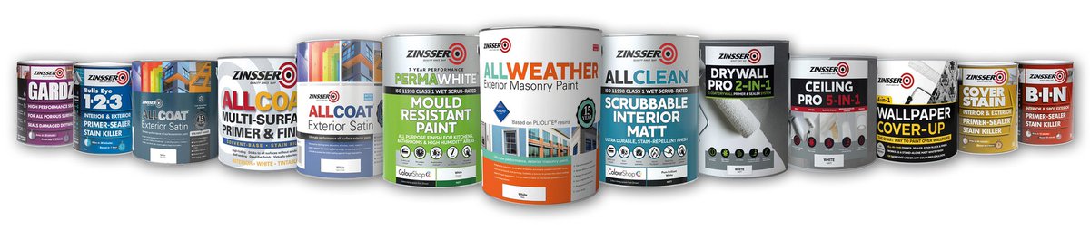 Johnmg1411's tweet photo. @ZinsserUK we have a fantastic range of products for all jobs whether it be internal or external. Water based or solvent based. White or colour. Including our new AllClean scrubbable Matt emulsion. Zinsser not just a primer. https://t.co/iZCIlYFMM0