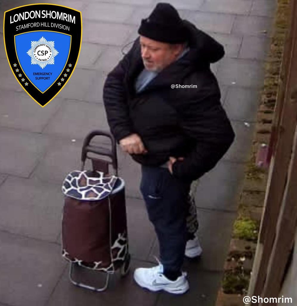 Shomrim's tweet image. We&apos;ve deleted the tweet of the CCTV of the assault of the pregnant woman in #StamfordHill as it is a very violent attack and can be triggering for many victims.
This is a still image of the suspect.
Please contact @MetCC or @CrimestoppersUK with any information