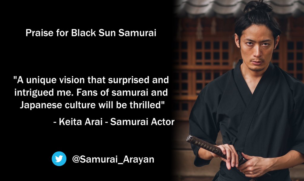 arayan_0215's tweet photo. 今月リリースされる
アメリカンコミックを監修させて頂きました⛩⚔️

【Black Sun Samurai】

I gave quotes for Comic books!!
It'll be released!I'm sure you'll love it! Don't miss it!⛩

#BlackSunSamurai #SamuraiComics 
#殺陣 #新井敬太 #監修 #俳優 https://t.co/jCtEvCj2s6