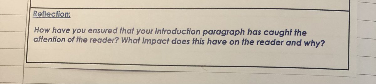 olivefoxfield1's tweet photo. Great response to our reflection question in English from Inaya this morning. https://t.co/7lNCoEmLHM