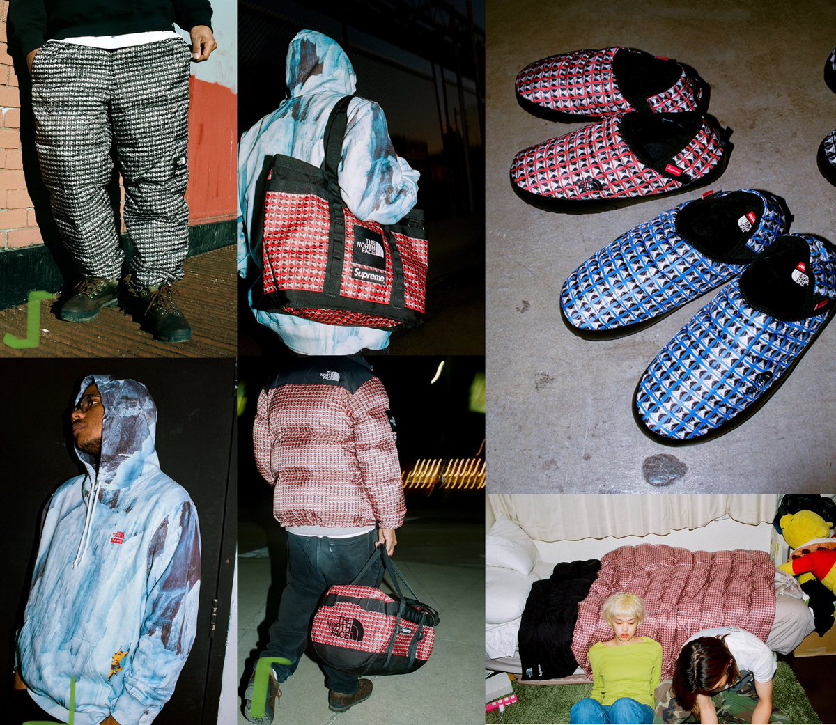 DropsByJay's tweet photo. Supreme/TNF “Studded Collection”

Official image of the huge collection set to release in store and online this Thursday, March 25th. 

Stay tuned for retails and Week 5 updates. 

What’s your opinion on this collection? https://t.co/tByLiGzdtr