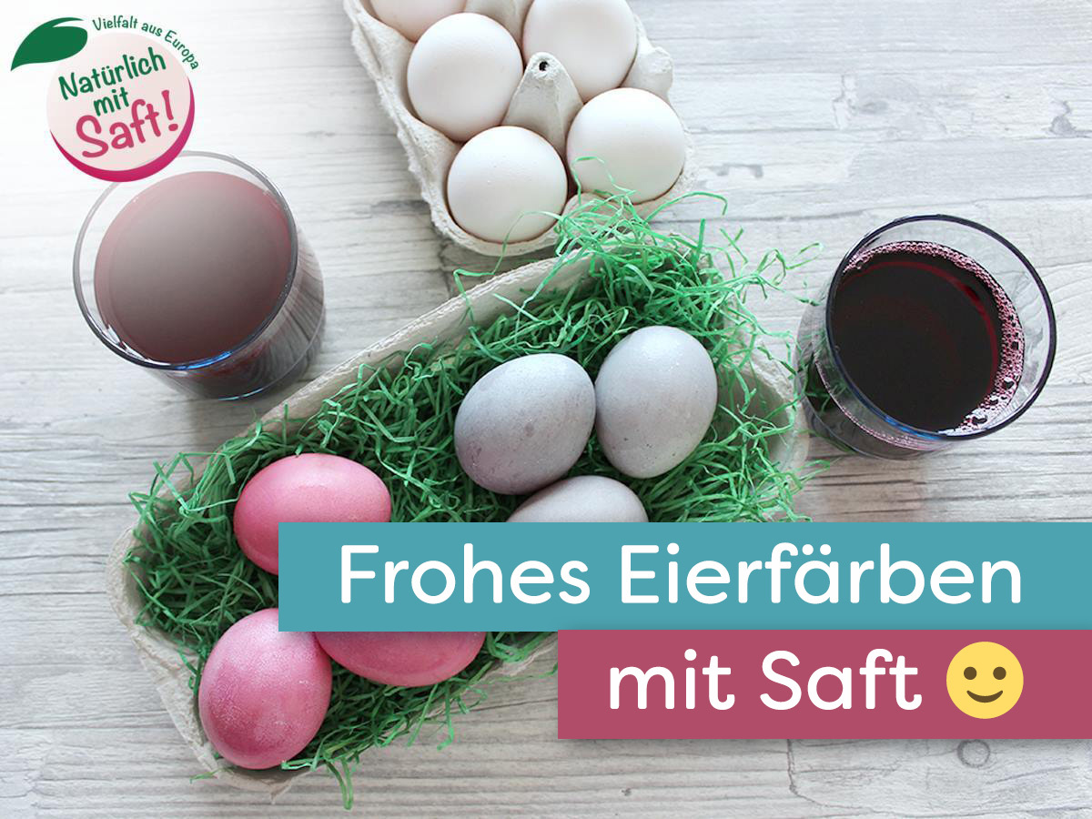 MitSaft's tweet photo. Noch eine Woche bist #Ostern und wir sagen schon mal: an die Eier fertig los! Wir Färben natürlich mit #Saft und verwenden Rote Bete-Saft &amp; #Johannisbeernektar. Einfach die gekochten Eier für ein paar Minuten in den Saft legen und dann trocknen lassen – fertig! Frohe Ostern! https://t.co/38ukmioP1O
