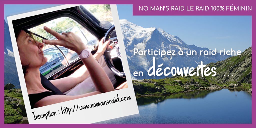 nomansraid's tweet image. Découverte de panoramas grandioses, découverte de soi, découverte des autres ...
Inscription : nomansraid.com
#nomansraid2021 #raidauto #raidfeminin #femmes #automobile