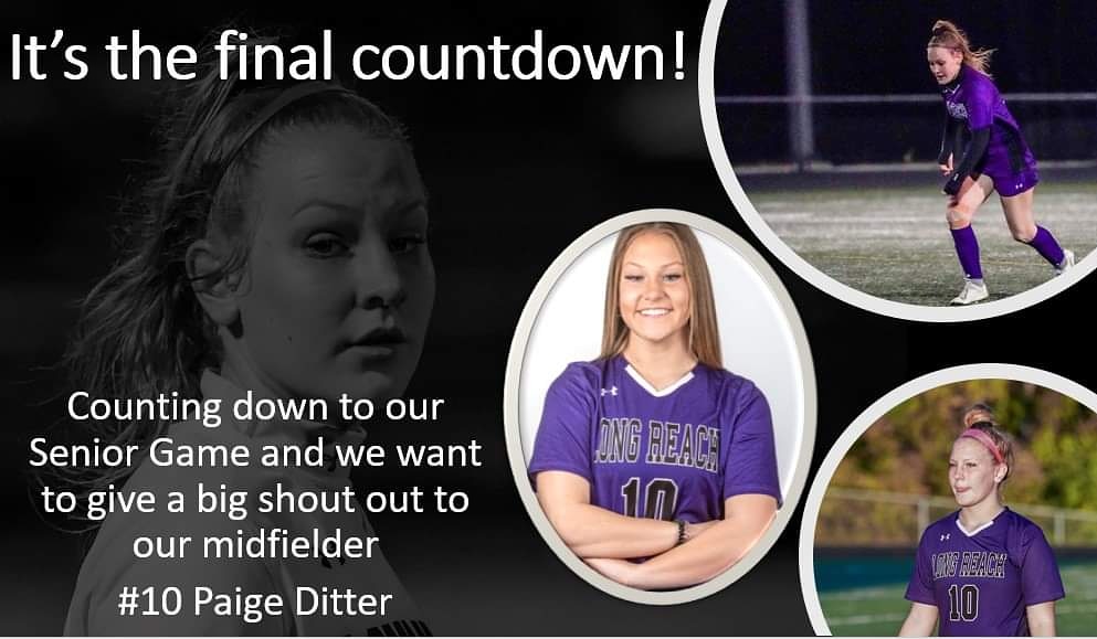 Thanks for all of your passion &amp; agility during your 4 years with the LRHS Girls Varsity ⚽️ program Paige! 
💜Senior Game -Thursday March 25💜