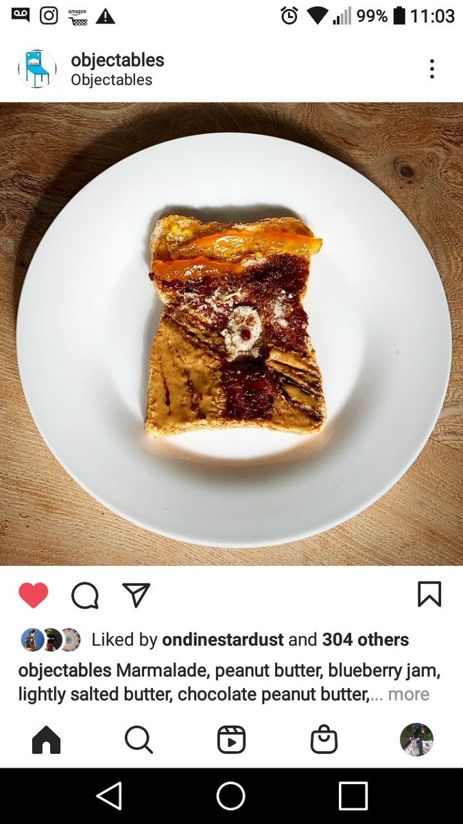 DREAMTIMEMAKES's tweet photo. I am really enjoying "toast as art" portrayed by @Objectables 
#shoplocal #supportsmallbusiness #toast #artwork https://t.co/cMp5iuYcNa