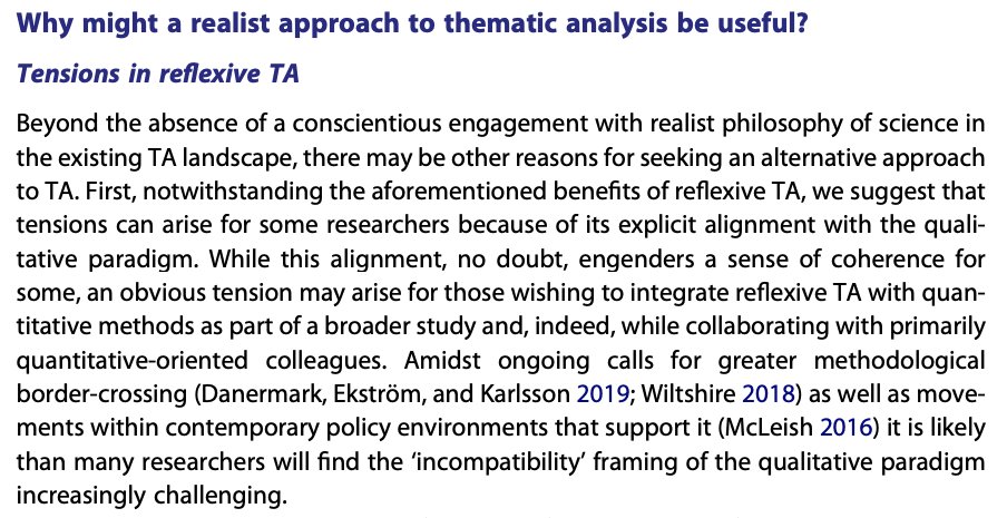 Thematic analysis in qualitative research