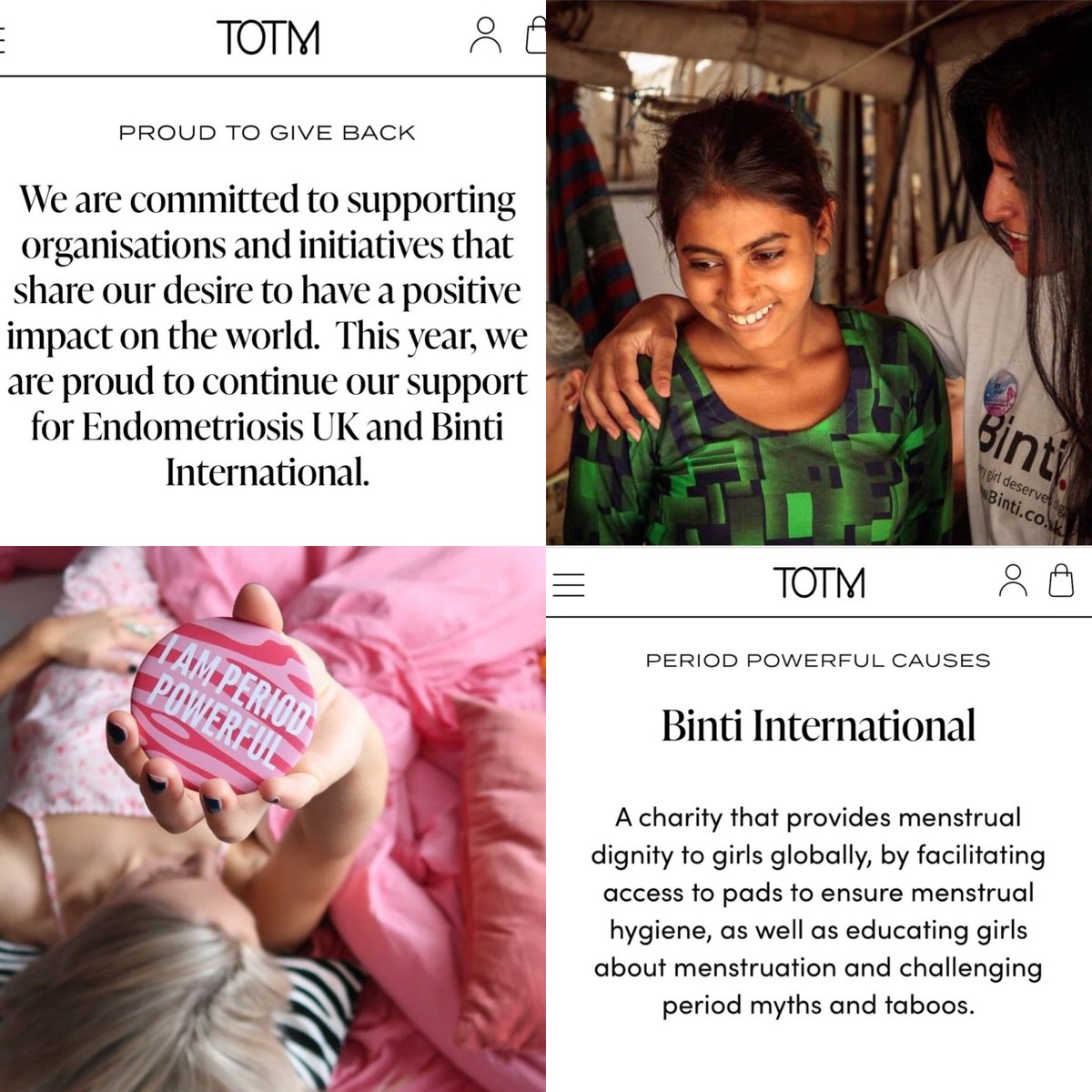 BintiPeriod's tweet photo. Really proud of our partnership with @totmorganic who have supported us over the years. A manufacturer who Designs #PeriodProducts for #FutureCycles
Every girl deserves dignity, period. #SmashShame #PeriodDignity https://t.co/1R1v2hibGn