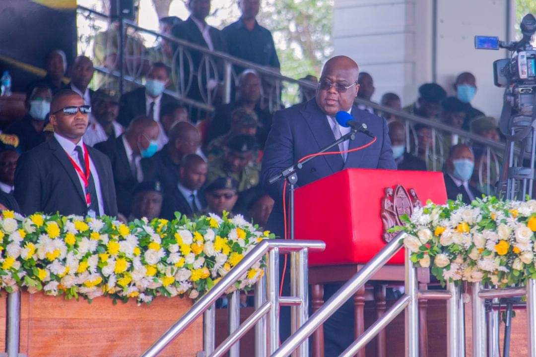 FontaineMangala's tweet photo. #TANZANIE : Hommage du Président @fatshi13 à Magufuli.
"Je suis profondément attristé par la perte de mon frère et ami Magufuli. Cette tragédie est grave, elle n'affecte pas que les Tanzaniens, le décès du Dr Magufuli a secoué le continent africain." Félix Tshisekedi https://t.co/5fqsVKjF35