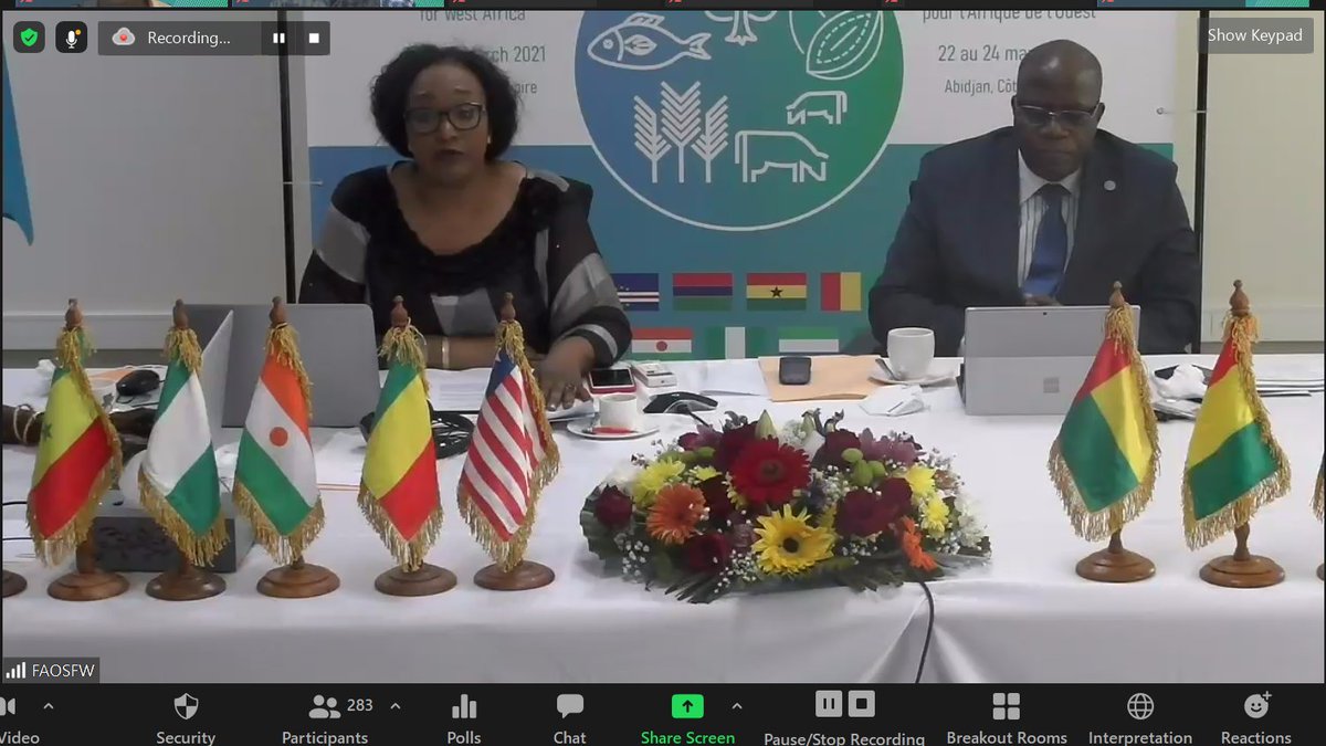 FAOWestAfrica's tweet photo. Over three days, @FAO Representations will join sub-regional economic integration organizations and development partners to discuss:

☑️the impact of #COVID19 on #foodsecurity 
☑️the strategies for building #resilient #foodsystems

#FAOSFWMDT12 https://t.co/lPfNSI6lVq