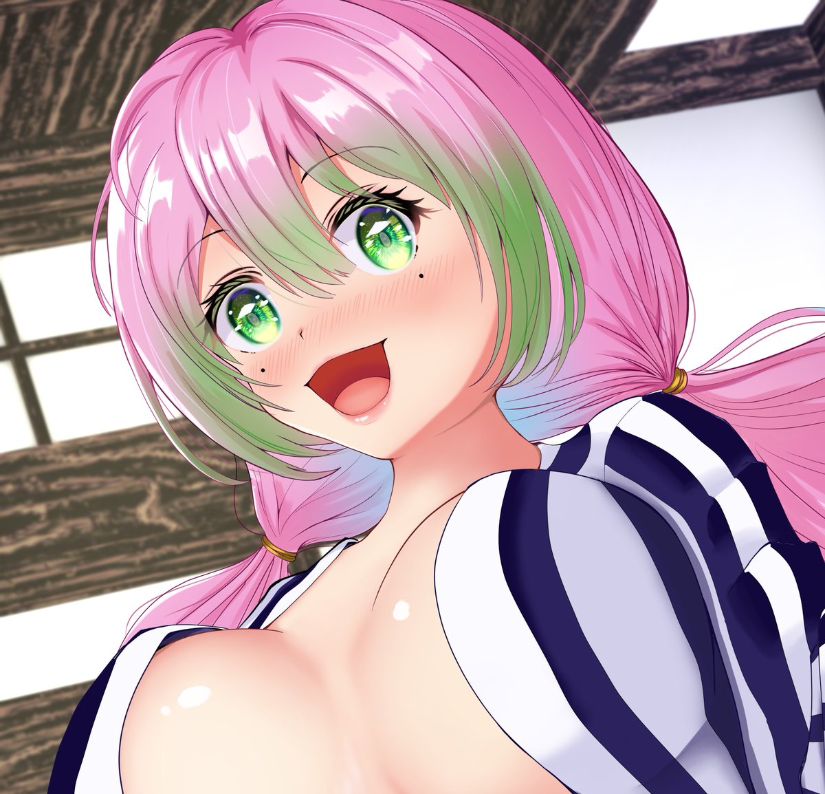 お泊りしてるみつりちゃん♥

#鬼滅の刃  #甘露寺蜜璃 #おばみつ  #絵描きさんと繋がりたい 