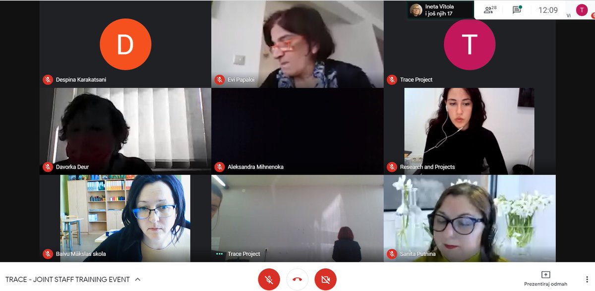 ProjectTrace's tweet image. TRACE Join Staff Training Event just started! Some of us are in beautiful Zadar and others joined us virtually. We will be together for 5 days so stay tuned🙂