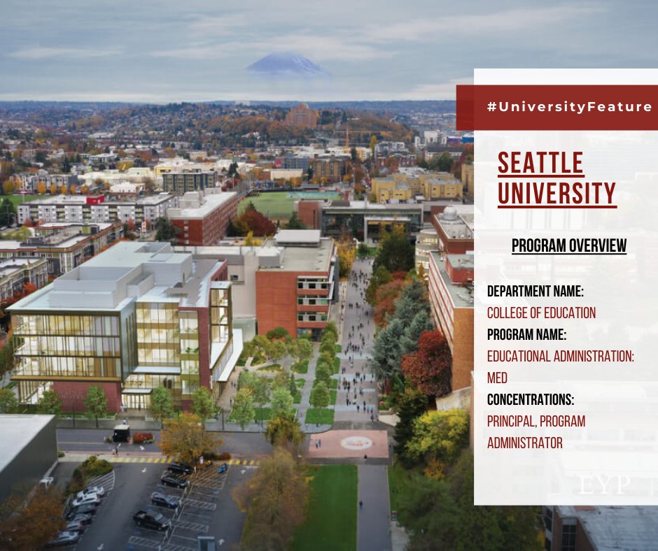 Seattle University designed its online master's in education administration program for both entry-level and experienced administrators in public and private K-12 schools. 

#mastersdegree #universitydegree #education #MBA #gradschool #OnlineMasters