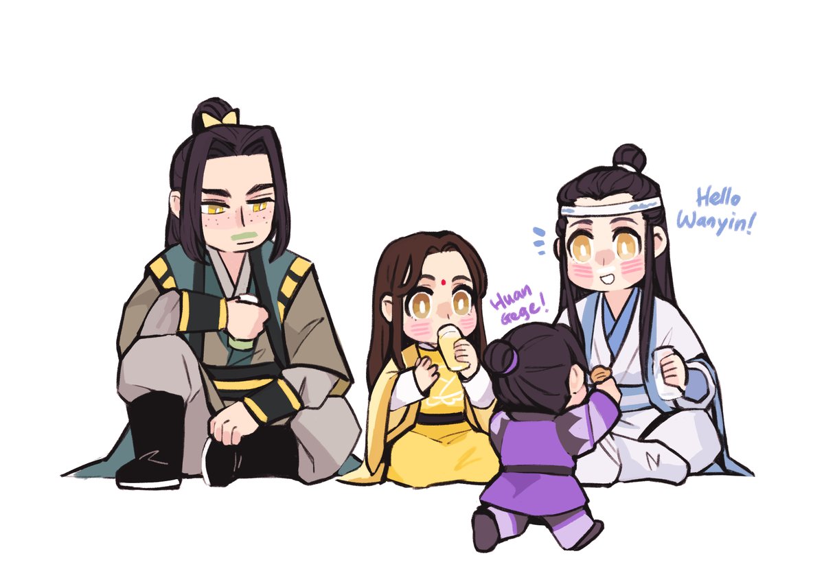 soursoppi's tweet photo. very serious Sect Leader Meeting https://t.co/DKEYfjY4kq
