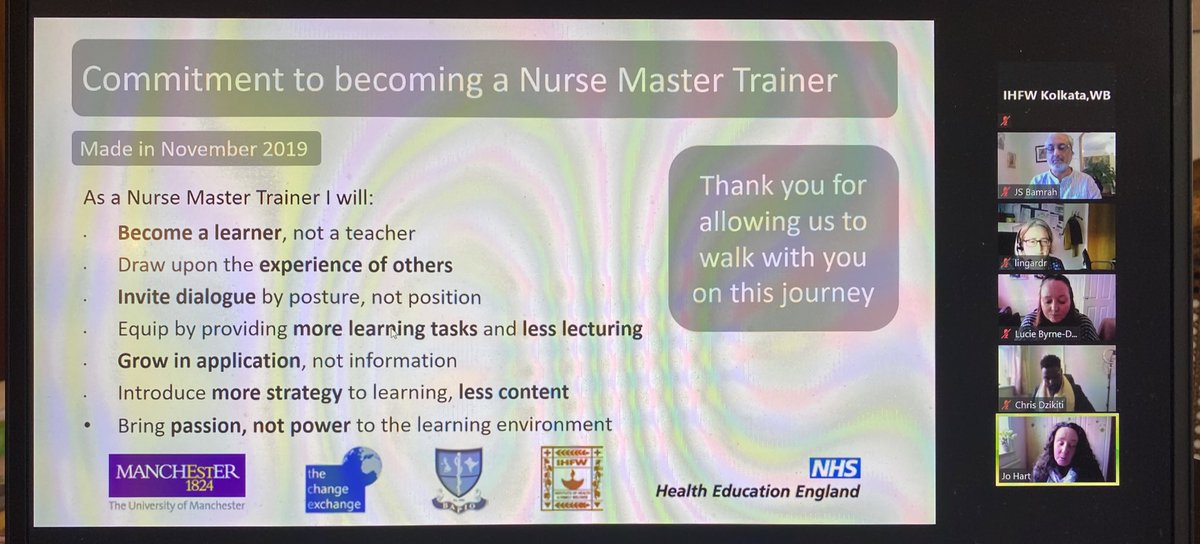 JS Bamrah CBE (@jsbamrah) on Twitter photo Great but emotional end to UK India Education and Research Initiative today
Two year program empowering W Bengal nurses to develop systemic approach to deliver quality care to SMI patients
<a href="/gedbyrne/">Ged Byrne</a> <a href="/davidedwardkeen/">David Keen RN 🏳️🌈</a> <a href="/ChrisDzikiti1/">Chris Dzikiti</a> <a href="/luciebd/">Lucie BD</a> <a href="/jonijojo/">Jo Hart</a> <a href="/BecksterLingard/">Beckster 🏳️🌈</a> @LBP_CovUni Great but emotional end to UK India Education and Research Initiative today
Two year program empowering W Bengal nurses to develop systemic approach to deliver quality care to SMI patients
<a href="/gedbyrne/">Ged Byrne</a> <a href="/davidedwardkeen/">David Keen RN 🏳️🌈</a> <a href="/ChrisDzikiti1/">Chris Dzikiti</a> <a href="/luciebd/">Lucie BD</a> <a href="/jonijojo/">Jo Hart</a> <a href="/BecksterLingard/">Beckster 🏳️🌈</a> @LBP_CovUni