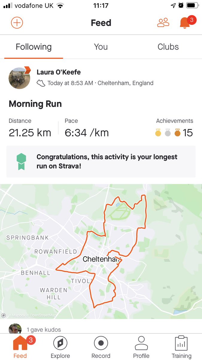 lozbeth53's tweet photo. Longest run ever today, please plant me a tree @ianwalker #treeathlon https://t.co/FDDuFFNRoU