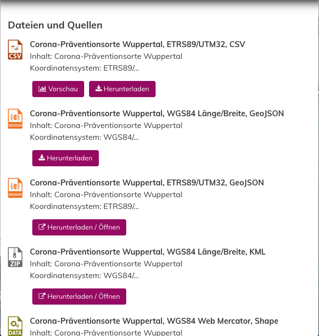 OpenData_Wtal's tweet photo. Volle #Geodaten-Behandlung für unser #OpenData-Angebot #Corona-Präventionsorte #Wuppertal: Ableitung jetzt aus unserer POI-Datenbank, tägliche Aktualisierung, mobilfähige #TopicMap für die Kartenauskunft: https://t.co/BCSyKnnkuC (ST) https://t.co/XZTI2GGMv7