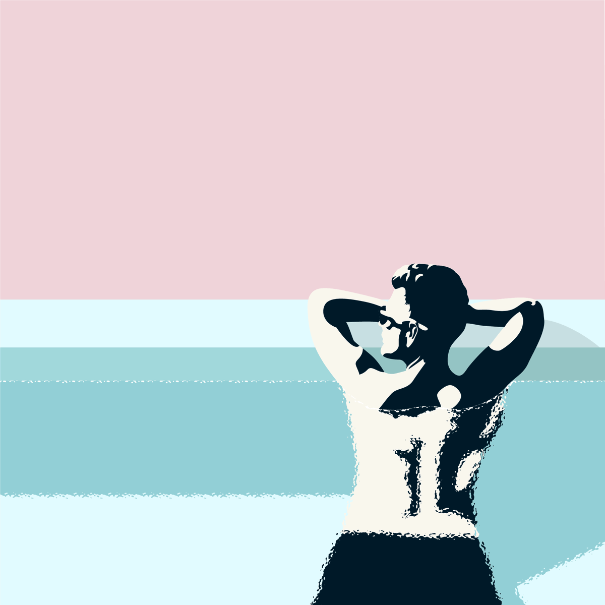 BazGrafton's tweet photo. Swimming in Sunshine ☀️😎 #vectorart #digitalillustration #Chillout https://t.co/bEtcUiDDwy