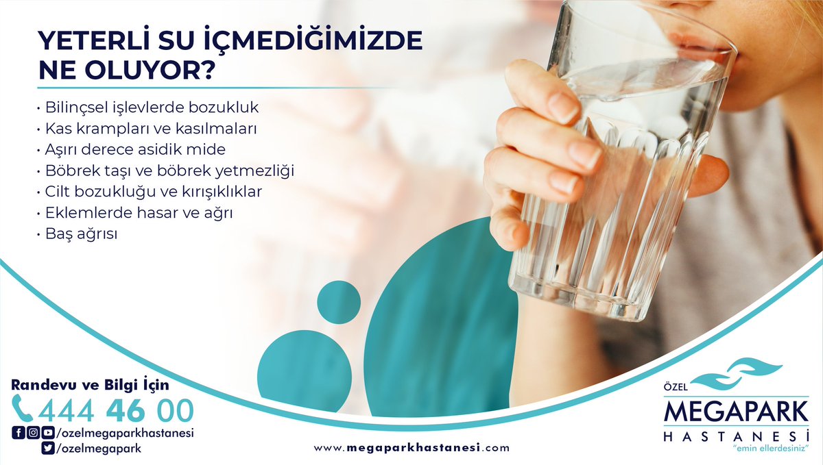 Yeterli Su İçmediğimizde Ne Oluyor?

#Sağlık
#Kahramanmaraş
#ÖzelMegaparkHastanesi