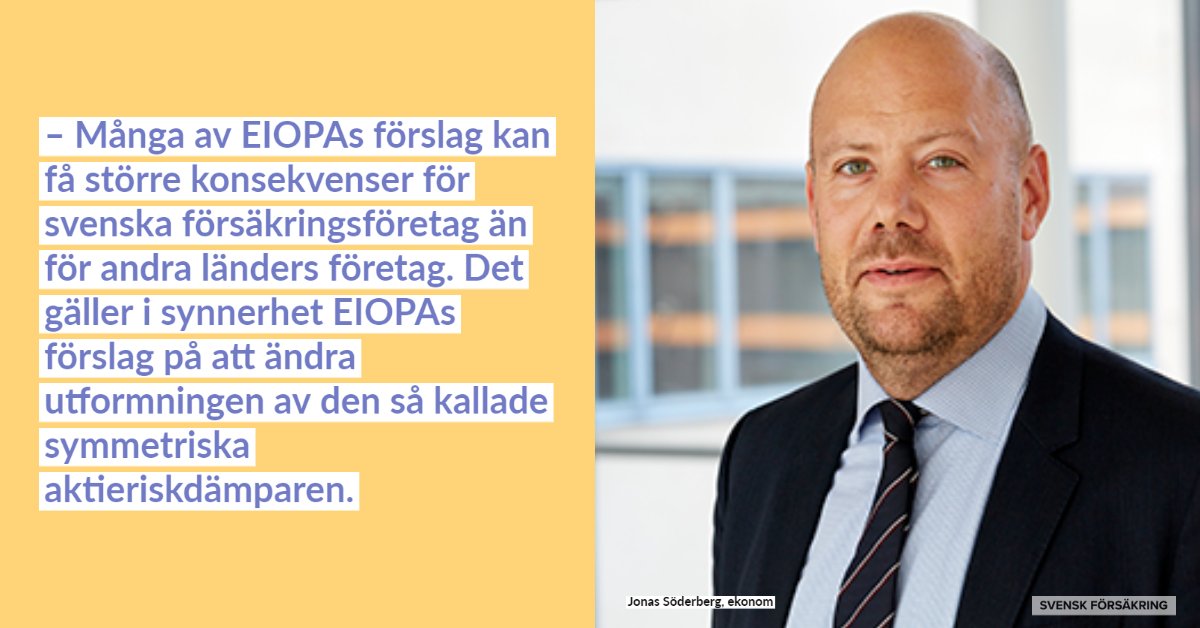 Stark kritik mot EIOPAs förslag på ändringar av Solvens II - svenskforsakring.se/aktuellt/nyhet… - via <a href="/svforsakring/">Svensk Försäkring</a>