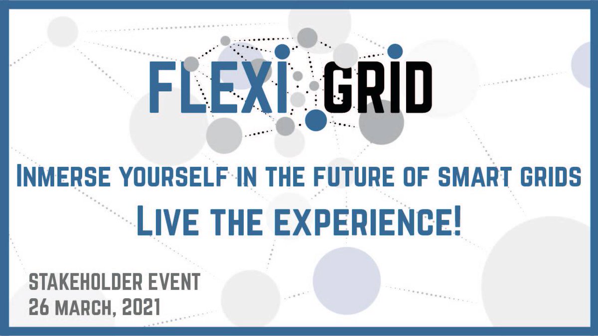 fCIRCE's tweet photo. ⌛️The #VirtualEvent of the #FLEXIGRIDproject is just around the corner!
🗓️ 26 March
🕘 9 a.m. to 1 p.m.
🗣️ Conference room
🤝 Networking space
Don't miss it!
🔜Register here (mandatory): https://t.co/cy6LZTAf1h
📸See an example of the #VirtualSpaces and the provisional agenda⤵️ https://t.co/ZGTVGC8kc6