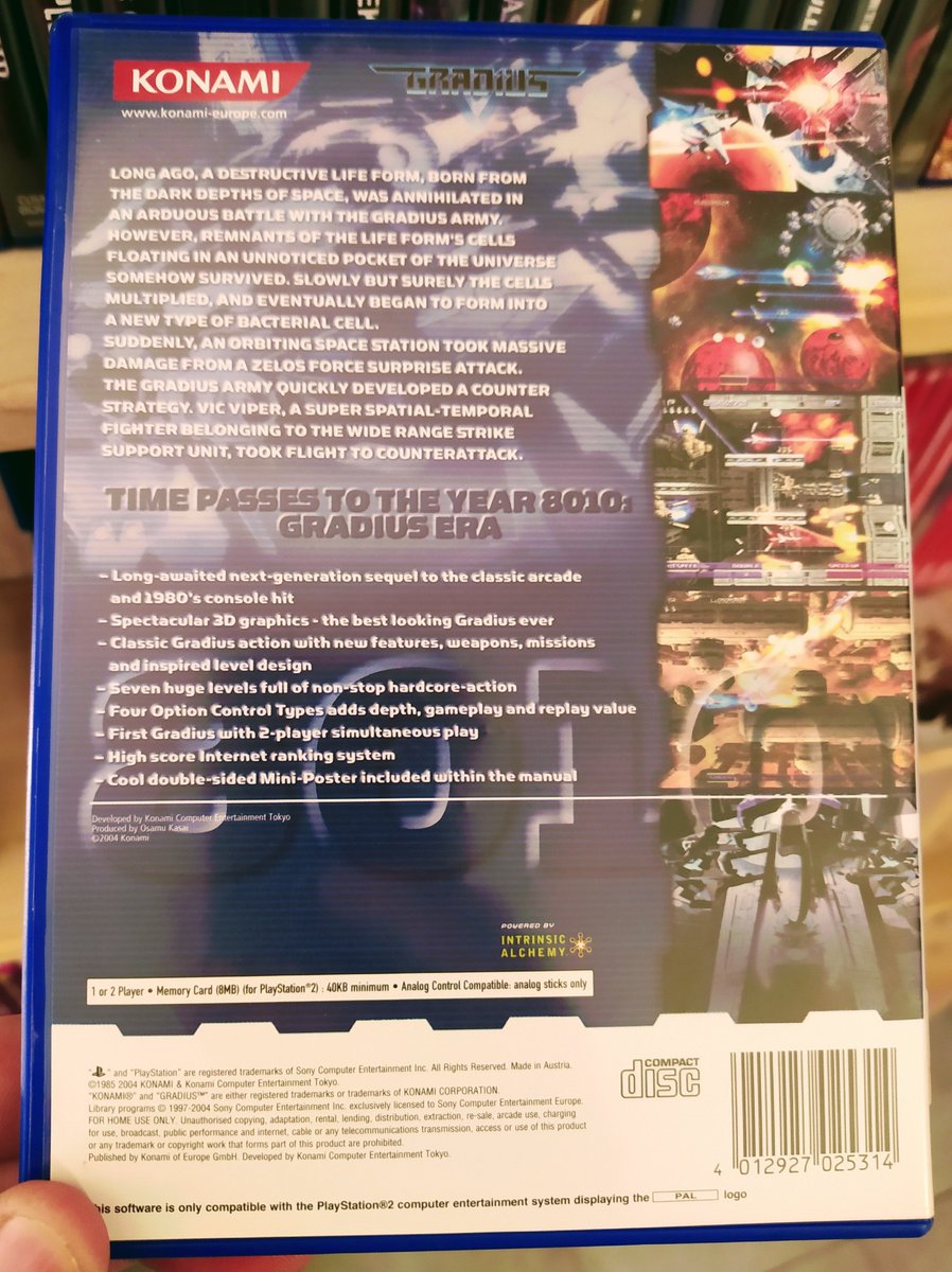 Ginko_______'s tweet photo. Ça y est, je fais partie du club
#GradiusV #Gradius5 #PS2
(C'est assez chaud de le récupérer en 2021. Faut y mettre un certain prix😬. J'espère qu'il est aussi chouette qu'on le dit😅) https://t.co/XS6TZ8MDOZ