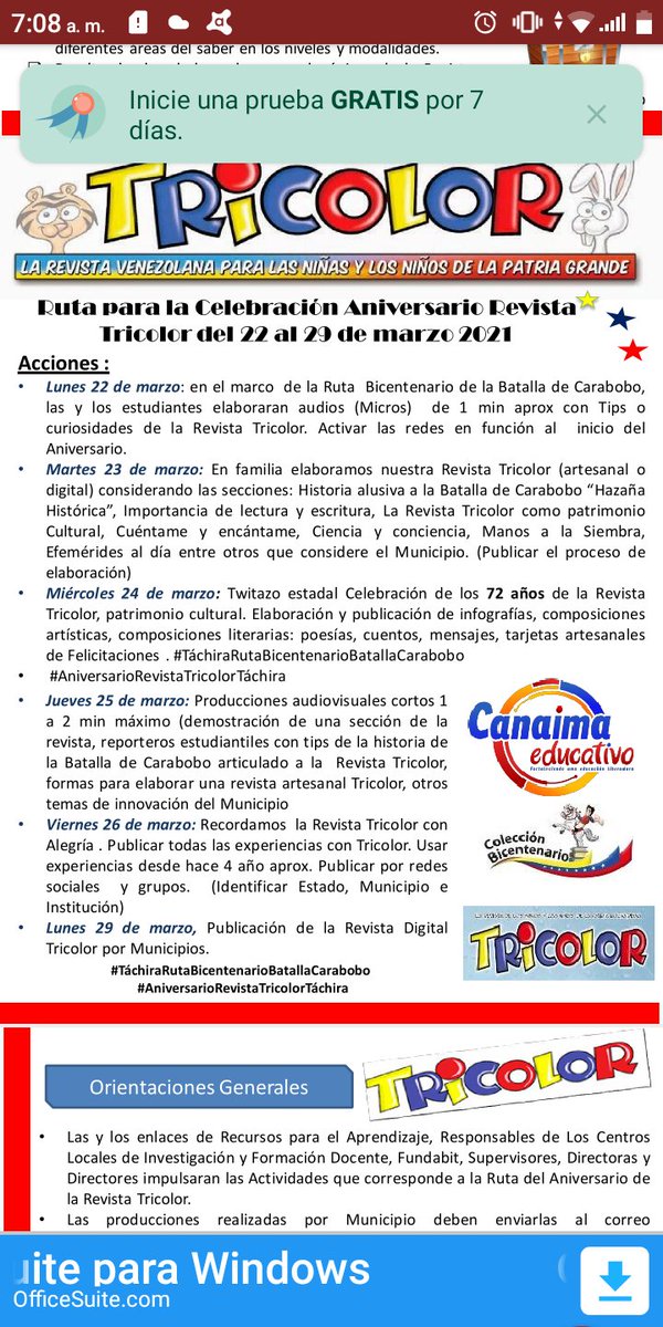 A partir de este lunes 22 nuestra UE Córdoba se une al 72 aniversario de la revista tricolor... patrimonio cultural de Venezuela <a href="/charlychaves/">Charly Rojas Chaves</a> <a href="/Crazet2011/">Crazet2011</a> <a href="/crasancristobal/">crasancristobal</a> @ZonaEducTachira @psuvaristobulo