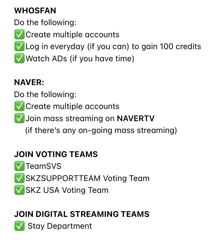 jeonginisaur's tweet photo. 📌STAYS-TO-DO LIST📌

Links will be posted below. https://t.co/KWXLsulhaZ