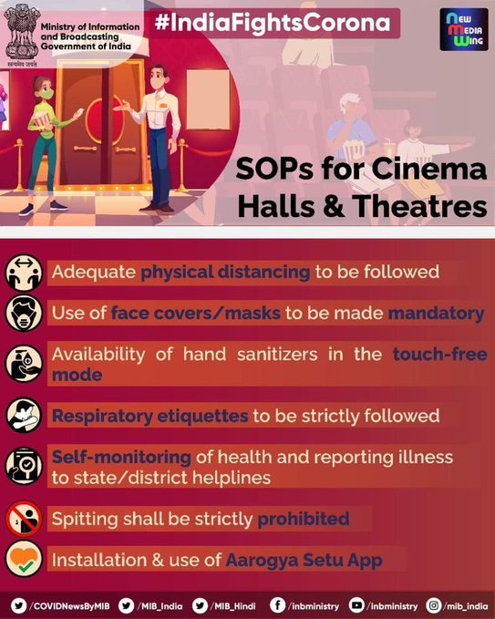PRODefRjsthn's tweet photo. Screen #Corona to
Enjoy the Cinema Screen
Keep space #StaySafe
#staydistant
follow #covid19protocols
#harkaamdeshkenaam
@SWComd_IA @IaSouthern @PIBJaipur
@MoHFW_INDIA
@WHO
@mygovindia @SpokespersonMoD
@ddrajasthantv
@airnews_jaipur https://t.co/goy0eRNN8x