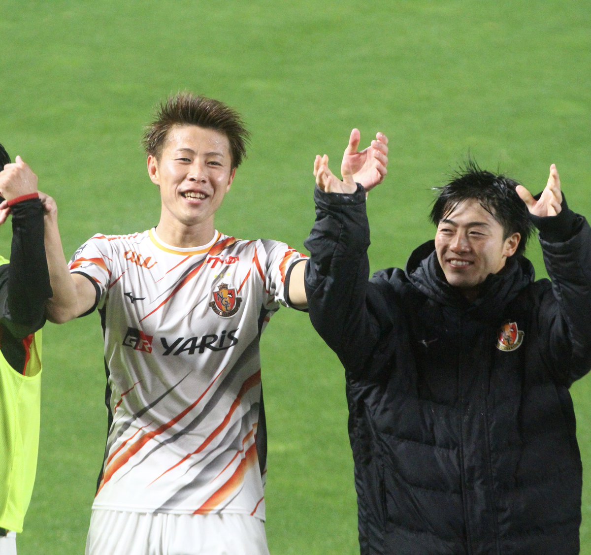 Hima815wari's tweet photo. 名古屋のサッカー凄く良かった‼️よーさんの笑顔もめちゃくちゃ良かった👏😊💕

#yoichiro0103 
#柿谷曜一朗 https://t.co/J99IJD9F6Z