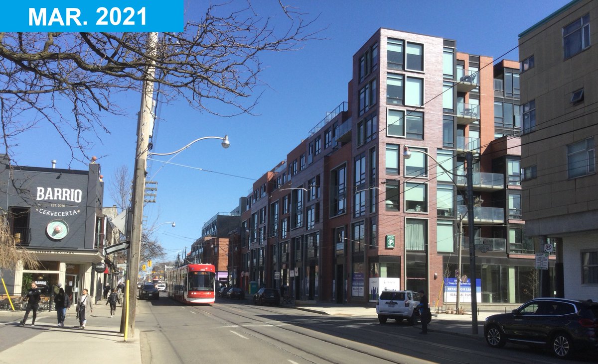 875-887 Queen Street East (March 2021) street-view - new home of RED DOOR FAMILY SHELTER