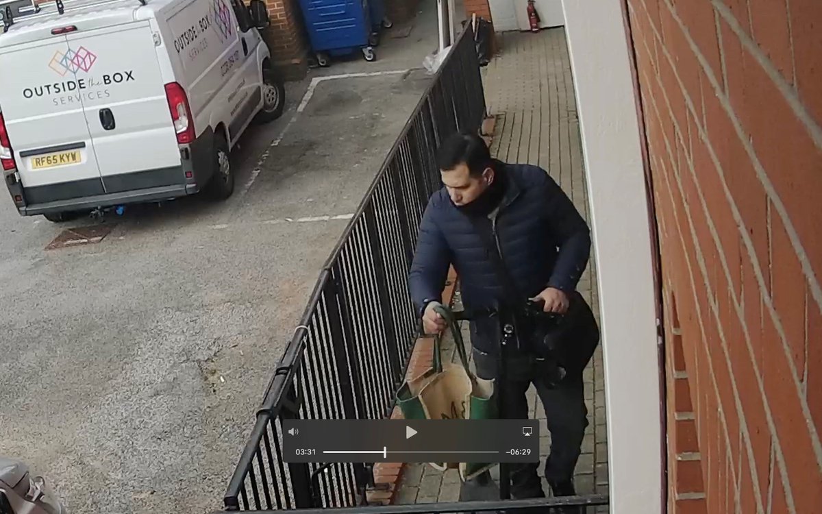 OldCourtWin's tweet photo. Heartbroken to announce that we were the victim of a break in on Monday 8 March 2021 &amp; over £6,000 of livestream camera equipment stolen from our premises.  Please contact the police on 101 quoting crime reference 43210118316 if you recognise this image of the suspect. Thank you! https://t.co/pG1Q6r0QNS