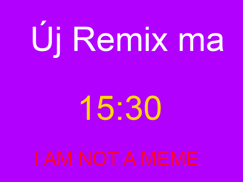 CrafterMark's tweet photo. Ma 15:30-kor új remix! I AM NOT A MEME! várjátok már? https://t.co/gvEwDFSZht