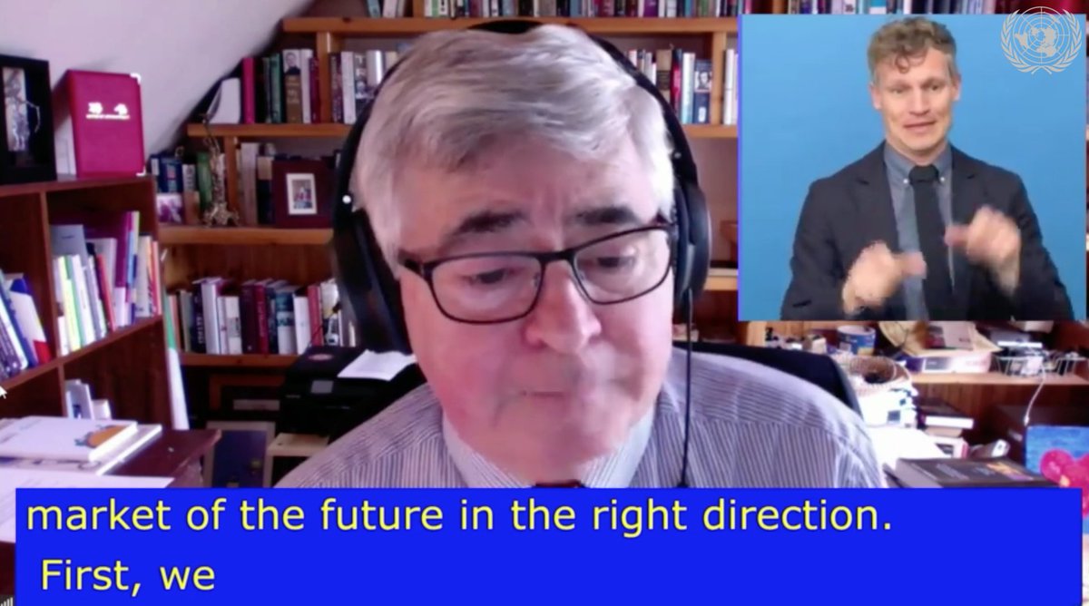 IDA_CRPD_Forum's tweet image. #CRPD24 @SR_Disability Gerard Quinn calls for looking at the work ecosystem, including education, transportation and more, and for the creation of incentives to shape the market of the future in the right direction for persons with disabilities! Live webtv.un.org!