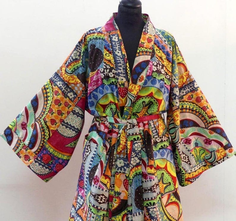 mudit43166831's tweet image. Printed Kantha kimono Indian handmade Japanese kimono style Kantha robe winter jacket multicolor colored tie belt coat. …mdevhandicrafts.trustpass.alibaba.com #kimono #kanthakimono #kimonostyle #bathrobe #robe #beachwear #beachrobe #brachcoverup #kimonofashion #kimonos #kimonolove #kimonojacket