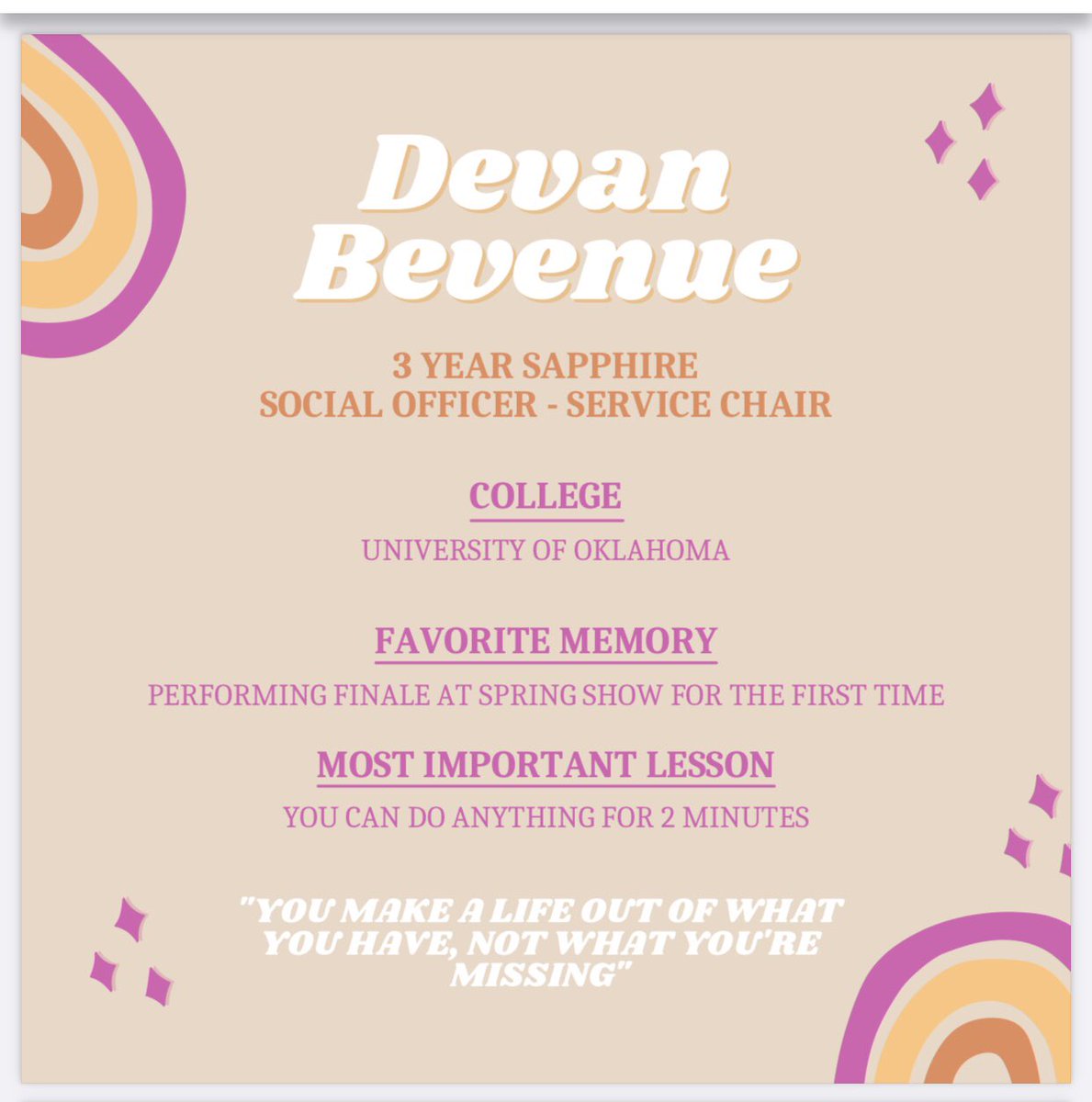 ReedySapphires's tweet photo. Today’s Sapphire Senior Countdown is Devan Bevenue https://t.co/QTBOBe1tmh