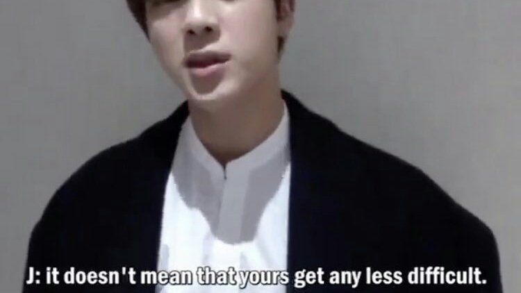jtoni_n's tweet photo. The way seokjin always three reminding the message of loving ourselves https://t.co/TyjdFWw60J