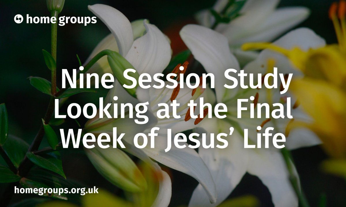HomegroupsUk's tweet photo. Look at this inspirational series to get a deeper understanding about Jesus' final week. https://t.co/RjX176hE9I
#Lent #LentCourse #Lent2021 #Easter #EasterStory #Easter2021 #SmallGroups #HomeGroups #CellGroups https://t.co/QF2ltCSUr2