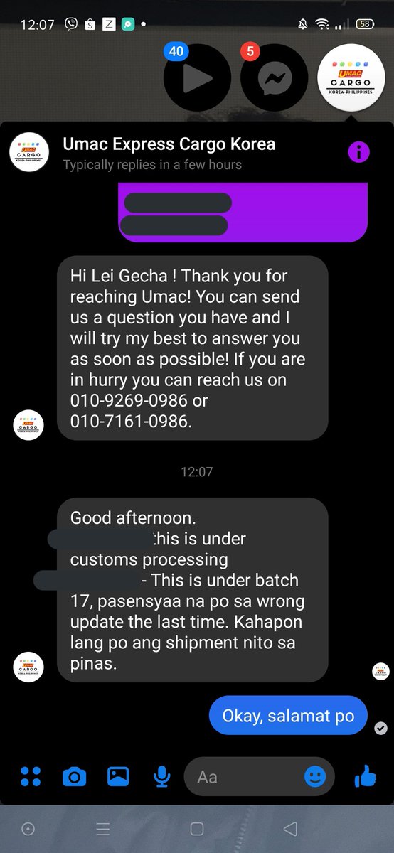 NyoomgiPH's tweet photo. Henloooo~

Box 3 - Customs
Box 4 - In transit pa lang last Sunday (delayed na naman) 

Nagkahiwa-hiwalay yung items sa mga box 😬

#NYPHUpdates https://t.co/zH9OGadHsx