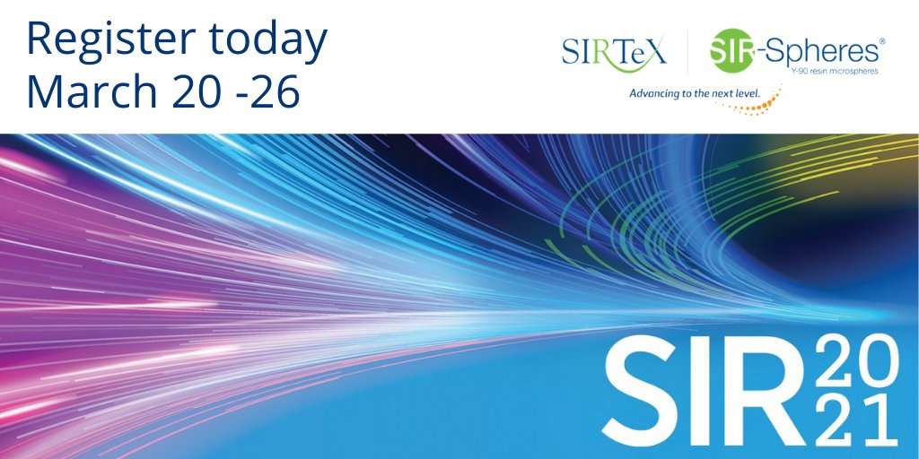SirtexMedical's tweet photo. #IRads, join us at the #SIR2021 Annual Scientific Meeting virtual expo! Register to attend our symposium on optimizing SIR-Spheres® treatment outcomes and explore the #SirtexVirtualBooth. @SIRSpecialists https://t.co/SYmud3omi3 https://t.co/XZqwV38LZ5