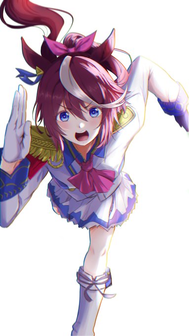 さっきのトウカイテイオー
背景無し版
#ウマ娘 