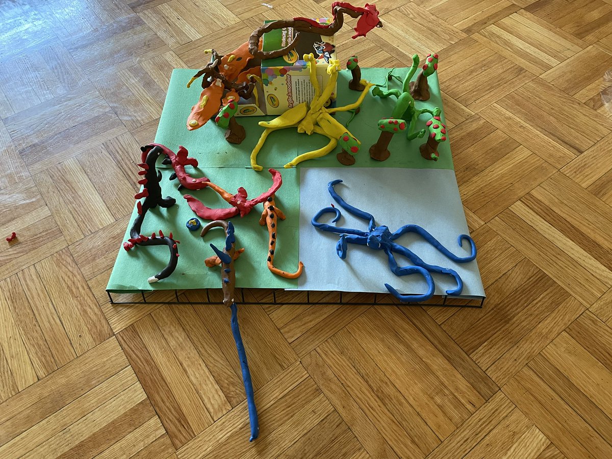 Sudhamudaliarg1's tweet photo. Rian‘a creation dinosaur world. #creativeideas #modelling-clay #claysculpting #kidscrafts @aka_tusharR @avirginia11 @Michell67291739 @tdsb @TDSB_Grenoble https://t.co/hVYcg18Ve1