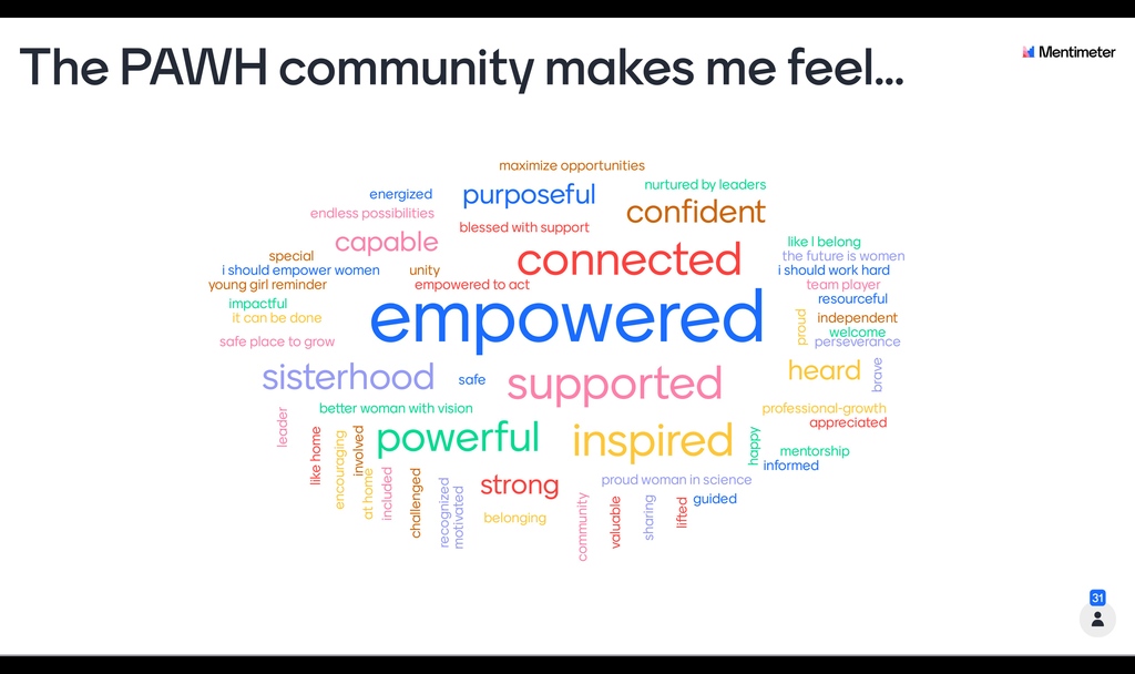 PanAfricanWH's tweet photo. We asked our #PAWH community to share a few words about how #PAWH is supporting their professional + personal goals. 

The responses highlight the #PAWH mission &amp; are a reminder that the #globalhealth sector needs 2 do more to #empower, #connect, #support &amp; #inspire #womenleaders https://t.co/TtXibINTvJ