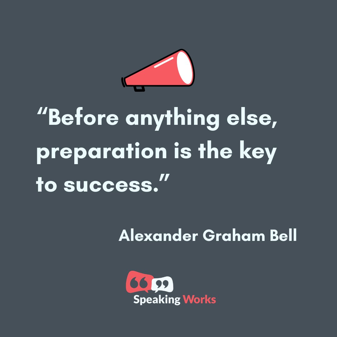speaking_works's tweet photo. We know it but we still need to be reminded👇

Preparation is key🔑 

When it comes to communication, if you can give yourself 5 mins to get into the right frame of mind &amp; calm your breathing I guarantee that you will communicate better.

#Speakingworkstipsandtricks https://t.co/WCiBXBUelT