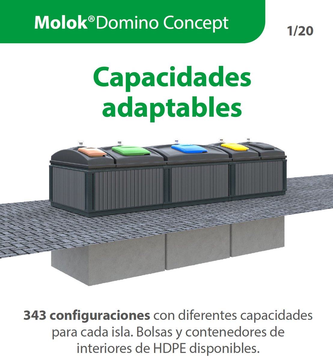 Fineslink's tweet photo. Molok® Domino, el contenedor de residuos más eficiente espacio ocupado/capacidad de almacenamiento del mercado!
#contenedores #Molok #residuos #reciclaje #diseño https://t.co/p8IiIy9g8E