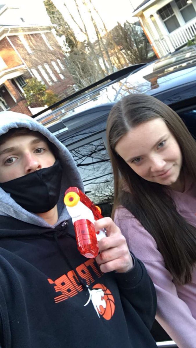 latrobesga2021's tweet photo. WE HAVE FIRST BLOOD. Team 5 gets one from Team 13. #drewgetshisneighborswet https://t.co/p1RM9NrZcF