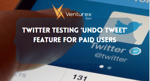 VenturexApps's tweet photo. Twitter could be working on an “undo tweet” feature specifically for its paid subscribers to let them undo their tweets that have a typo or some other error – within a limited period of time. 

Grow your business with us:  https://t.co/GwQ2J7k3oe

#venturexapp #Twitter #feature https://t.co/Vf52iQqWWK